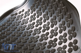 Specific rubber mats suitable for Jeep Grand Cherokee after 2010, 4-piece set, black color-image-6216593