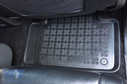 Specific rubber mats suitable for Jeep Grand Cherokee after 2010, 4-piece set, black color-image-6216597