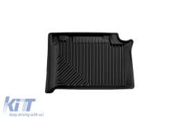 Specific rubber mats suitable for Jeep Grand Cherokee 2010-2021, 4-piece set, black color-image-6226884
