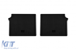 Specific rubber mats suitable for Jeep Grand Cherokee, Dodge Durango after 2011, 4-piece set, black color-image-6249355