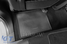 Specific rubber mats suitable for Jeep Grand Cherokee, Dodge Durango after 2011, 4-piece set, black color-image-6249358