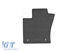 Specific rubber mats suitable for Jeep Renegade after 2014, Renegade MHEV after 2021, 4-piece set, black color-image-6249360
