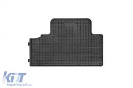 Specific rubber mats suitable for Kia Carens 2013-2018, 5 seats, 4-piece set, black color from Frogum El Toro series-image-6230249