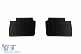Specific rubber mats suitable for Kia Ceed after 2012, 4-piece set, black color-image-6248651