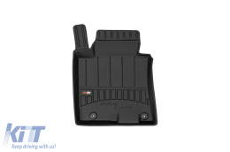 Specific rubber mats suitable for Kia Ceed 2012-2018 from Frogum 3D ProLine series, 4-piece set, black color, with 24-month warranty-image-6222299