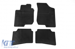 Specific rubber mats suitable for Kia Ceed 2007-2012, Proceed 2008-2013, 4-piece set, black color