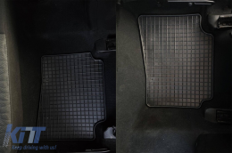 Specific rubber mats suitable for Kia Ceed 2007-2012, Proceed 2008-2013, 4-piece set, black color-image-6229966