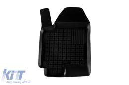 Specific rubber mats suitable for Kia Cerato, 2004-2008, 4-piece set, black color-image-6214671