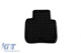 Specific rubber mats suitable for Kia Cerato, 2004-2008, 4-piece set, black color-image-6214673