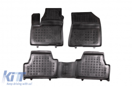 image-33-Specific rubber mats suitable for Kia e-Soul after 2020, 3-piece set, black color