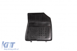 Specific rubber mats suitable for Kia e-Soul after 2020, 3-piece set, black color-image-6214794