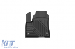 Specific rubber mats suitable for KIA E-soul after 2019, 4-piece set, black color-image-6227104