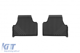 Specific rubber mats suitable for KIA E-soul after 2019, 4-piece set, black color-image-6227106