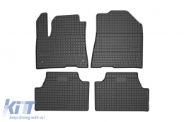 Specific rubber mats suitable for Kia e-Soul after 2019, EV version, 4-piece set, black color - ABFMK6019321