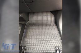 Specific rubber mats suitable for Kia EV 6 after 2021, 4-piece set, black color-image-6230957