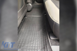 Specific rubber mats suitable for Kia EV 6 after 2021, 4-piece set, black color-image-6230958
