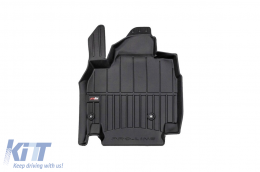 Specific rubber mats suitable for Kia EV9 after 2023, 3-piece set, black color, with 24-month warranty-image-6223985