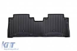 Specific rubber mats suitable for Kia EV9 after 2023, 3-piece set, black color, with 24-month warranty-image-6223986