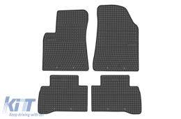 Specific rubber mats suitable for Kia Niro after 2014, 4-piece set, black color - ABFMK6019460