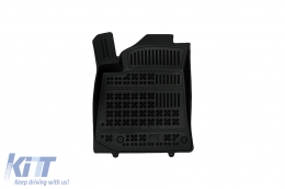 Specific rubber mats suitable for Kia Niro EV after 2022, 3-piece set, black color-image-6214814