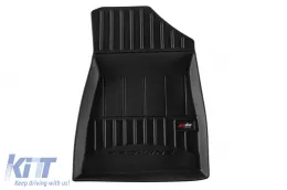 Specific rubber mats suitable for Kia Niro Hybrid after 2022, 3-piece set, black color, with 24-month warranty-image-6224196