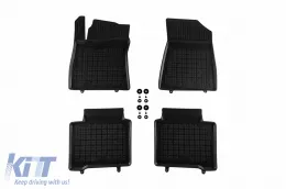 image-35-Specific rubber mats suitable for Kia Niro II Hybrid after 2022, 4-piece set, black color