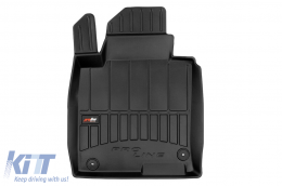 Specific rubber mats suitable for Kia Optima after 2015, 4-piece set, black color, with 24-month warranty-image-6221965