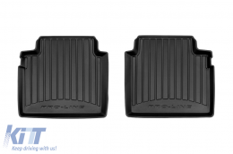 Specific rubber mats suitable for Kia Optima after 2015, 4-piece set, black color, with 24-month warranty-image-6221967