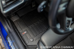 Specific rubber mats suitable for Kia Optima after 2015, 4-piece set, black color, with 24-month warranty-image-6221968