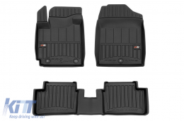 image-70-Specific rubber mats suitable for KIA Picanto II 2011-2017, Picanto III after 2017, 4-piece set, black color, with 24-month warranty