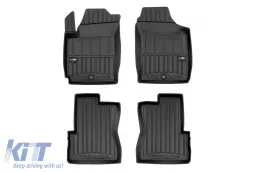 image-8-Specific rubber mats suitable for KIA Picanto 2003-2011, 4-piece set, black color, with 24-month warranty from Frogum 3D ProLine series.