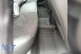 Specific rubber mats suitable for KIA Proceed after 2018, 3-piece set, black color, with 24-month warranty-image-6223613