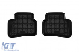 Specific rubber mats suitable for Kia Rio after 2017, 4-piece set, black color-image-6214753