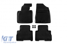 image-30-Specific rubber mats suitable for Kia Sorento 2012-2015, 4-piece set, black color