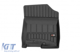 Specific rubber mats suitable for KIA Sorento Hybrid XL after 2020, 4-piece set, black color, with 24-month warranty-image-6222677