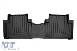 Specific rubber mats suitable for KIA Sorento Hybrid XL after 2020, 4-piece set, black color, with 24-month warranty-image-6222678