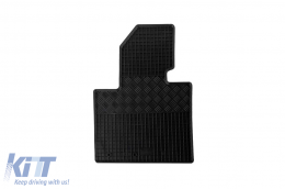 Specific rubber mats suitable for Kia Sorento after 2009, 5 seats, 4-piece set, black color-image-6228632