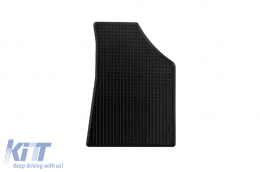 Specific rubber mats suitable for Kia Sorento after 2009, 5 seats, 4-piece set, black color-image-6228633