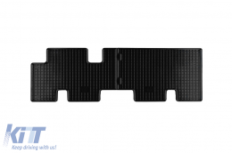 Specific rubber mats suitable for Kia Sorento after 2009, 7 seats, 6 parts, black-image-6228644