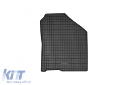 Specific rubber mats suitable for Kia Sorento after 2015, 5 seats, 4-piece set, black color-image-6228870