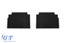 Specific rubber mats suitable for Kia Soul EV after 2014, 4-piece set, black color-image-6229095