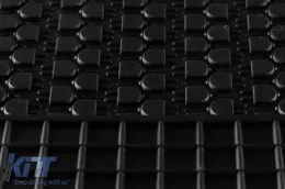 Specific rubber mats suitable for Kia Soul EV after 2014, 4-piece set, black color-image-6229098