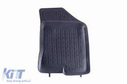 Specific rubber mats suitable for Kia Sportage 2010-2015, 4-piece set, grey color-image-6214703