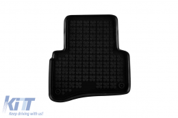 Specific rubber mats suitable for Kia Sportage after 2018, 4-piece set, black color-image-6214778