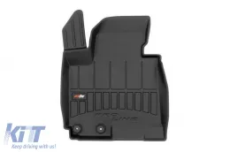 Specific rubber mats suitable for Kia Sportage 2009-2015, 4-piece set, black color, with 24-month warranty from Frogum 3D ProLine series.-image-6222220