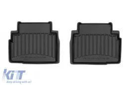 Specific rubber mats suitable for Kia Sportage 2009-2015, 4-piece set, black color, with 24-month warranty from Frogum 3D ProLine series.-image-6222222