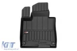 Specific rubber mats suitable for Kia Sportage after 2021, not suitable for Hybrid version, 3-piece set, black color, with 24-month warranty-image-6223557