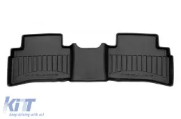 Specific rubber mats suitable for Kia Sportage after 2021, not suitable for Hybrid version, 3-piece set, black color, with 24-month warranty-image-6223559