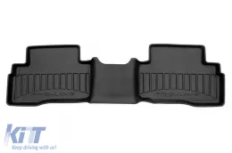 Specific rubber mats suitable for Kia Sportage Hybrid after 2021, 3-piece set, black color, with 24-month warranty-image-6223569