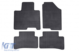 Specific rubber mats suitable for KIA Sportage after 2022, not suitable for Hybrid, 4-piece set, black color - ABFMK6018969